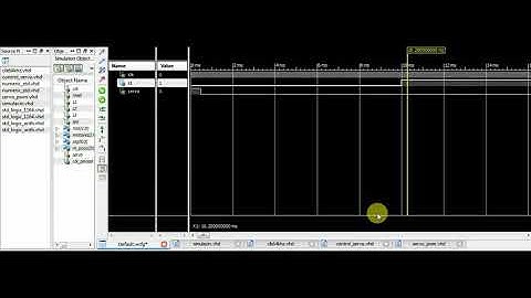 Control servomotor VHDL