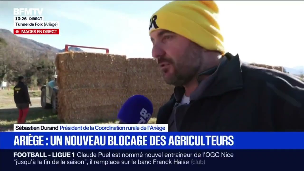 Blocage des Agriculteurs à Foix