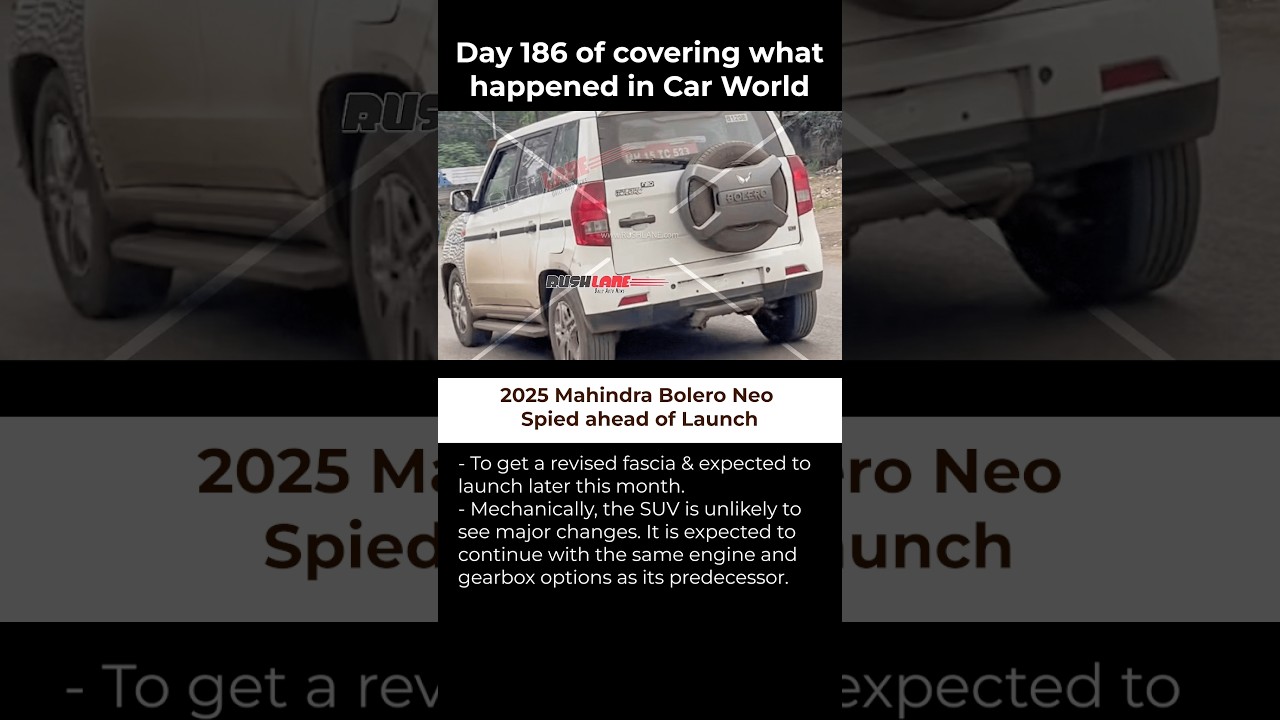 2025 Bolero Neo spied | rarewheels | 