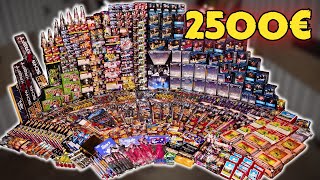 2500€ Silvester Feuerwerk Sortiment für 2023/24!