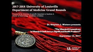 UofL Dept. of Medicine Grand Rounds: Dr. Stephen Winters