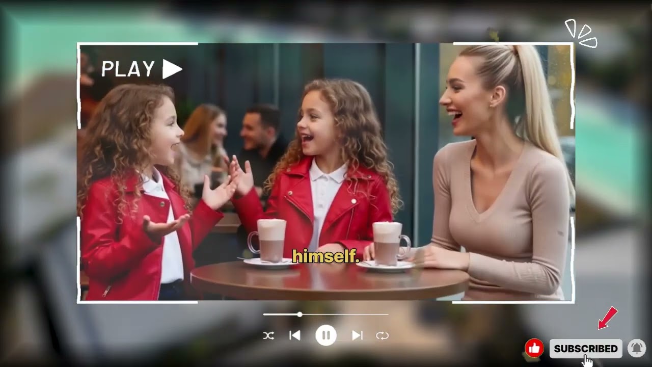 The blind date was empty—until little twin girls walked in and said,“My Daddy's sorry he's late