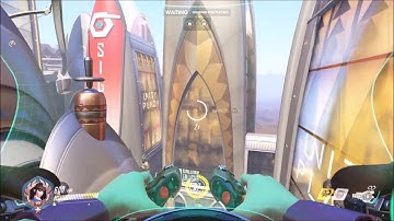 (OVERWATCH) DVA Glitch Numbani | (OUT OF MAP)