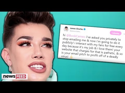 James Charles CALLS OUT Cameo App For Harassing Him!