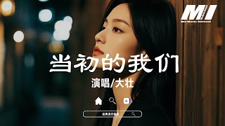 當初的我們 - 大壯 【dang chu de wo men  - da zhuang 】