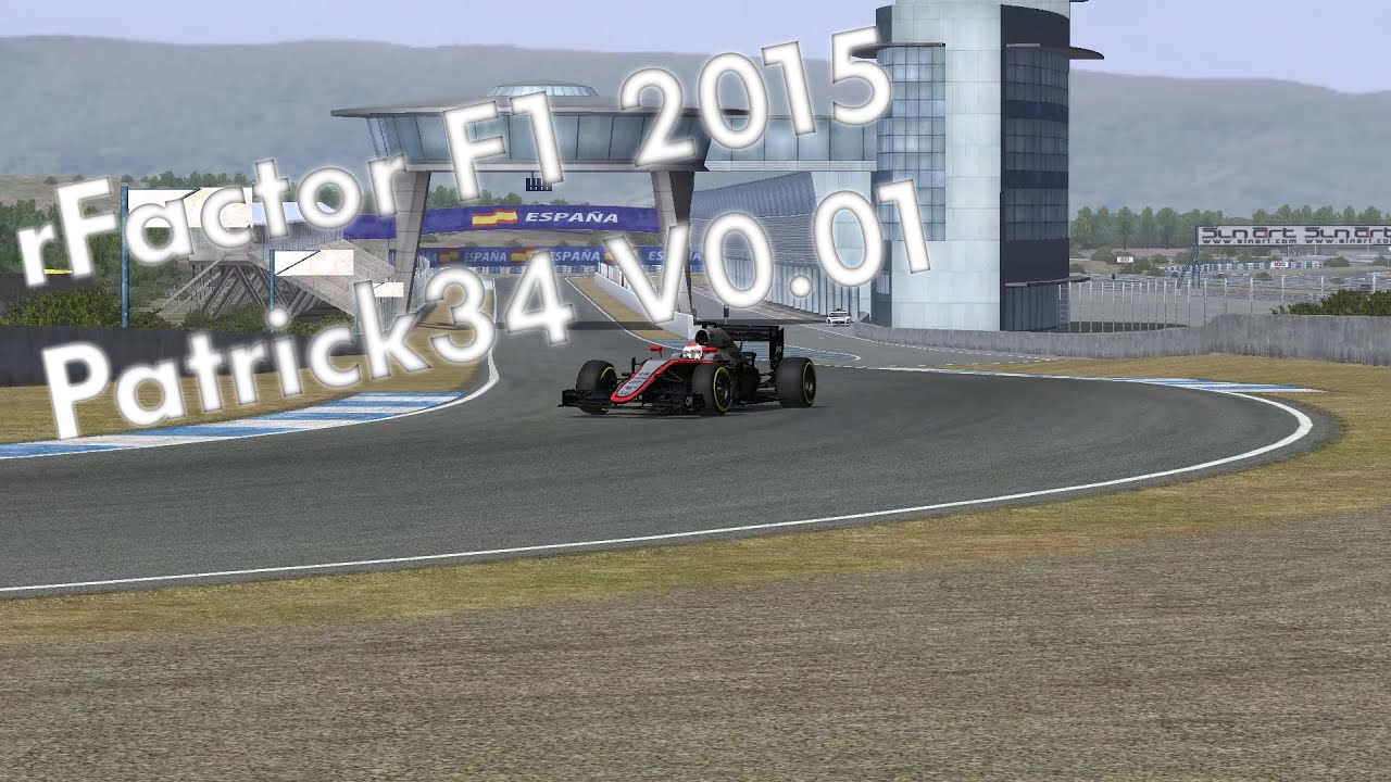 F1 2015 Mods! Patrick34 v0.01 at Jerez (rFactor) [60FPS]