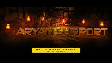 Photo Manipulation Only Layers Show In Photoshop Cc | Photoshop CC 2019 Tutorial #ARYANSUPPORT