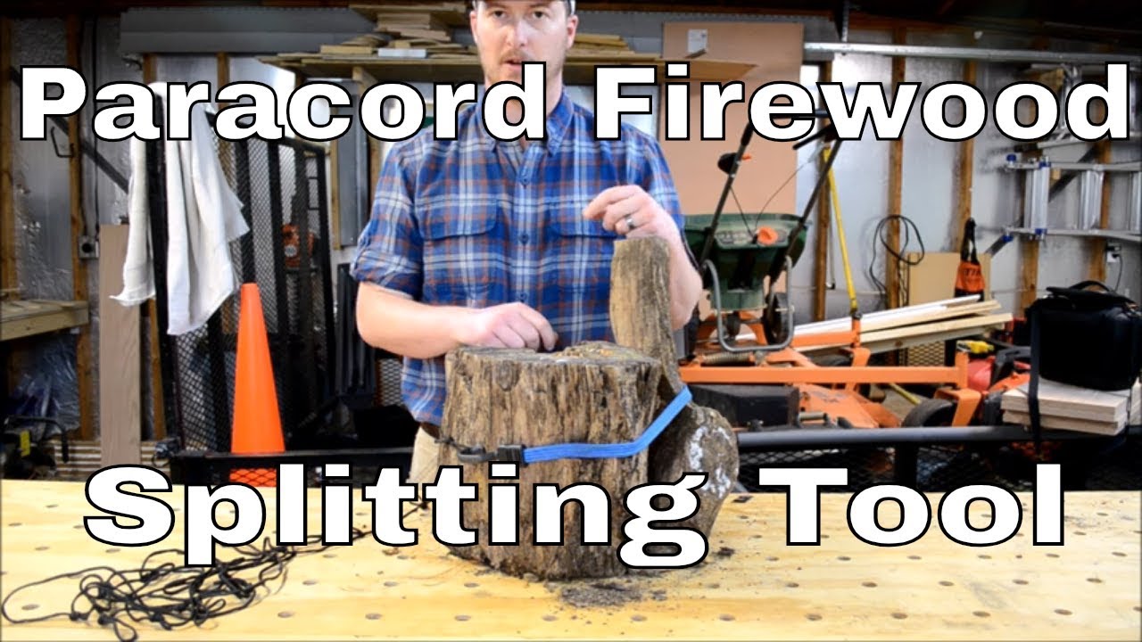 Paracord Firewood Splitting Tool - Split Firewood Easier and Faster ...