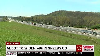 ALDOT to widen I-65 in Shelby Co.
