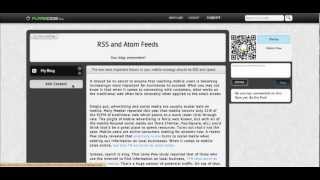 Tutorial: RSS and Atom Feeds