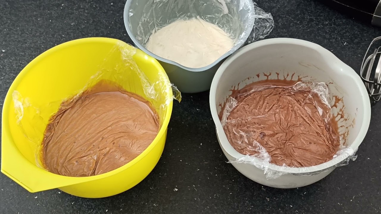 montage et lissage d'un layer cake