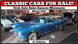 Classic Cars For Sale!!  Lot walk Druk Auto Sales, Muscle Cars, Classic Cars, Hot Rods
