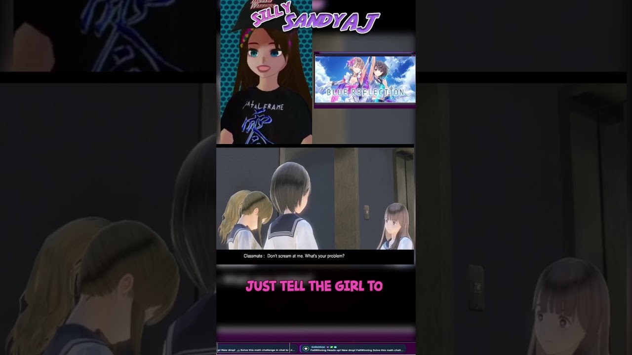 Just tell the girl to shut up!