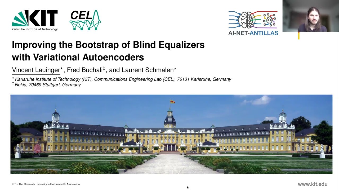[OFC 2023] Improving the Bootstrap of Blind Equalizers With Variational Autoencoders