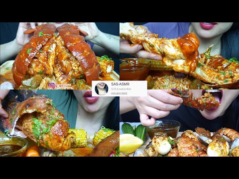 COMPILATION MUKBANG SAS-ASMR Eating  LOBSTER🦞 (requested)