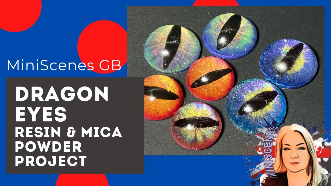 25 Can you make a dragon's eyes using only epoxy resin, mica and a marker pen? YouTube