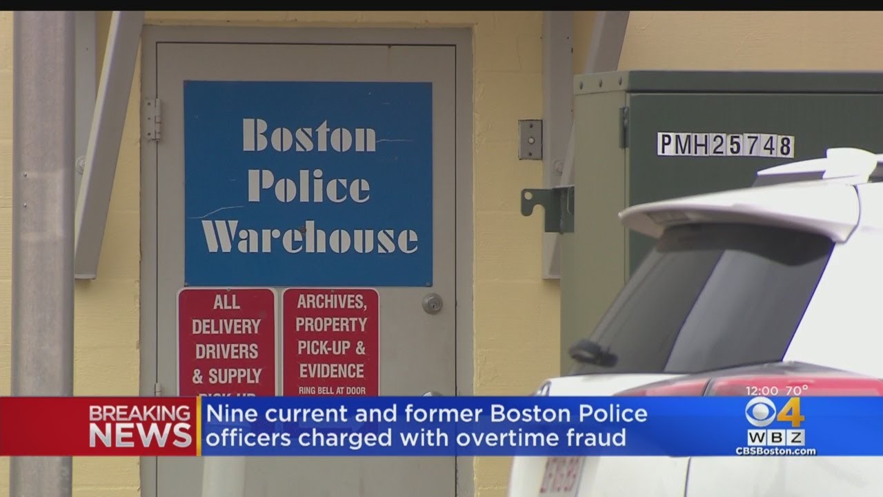 9 Current And Retired Boston Police Officers Charged In Overtime Scheme