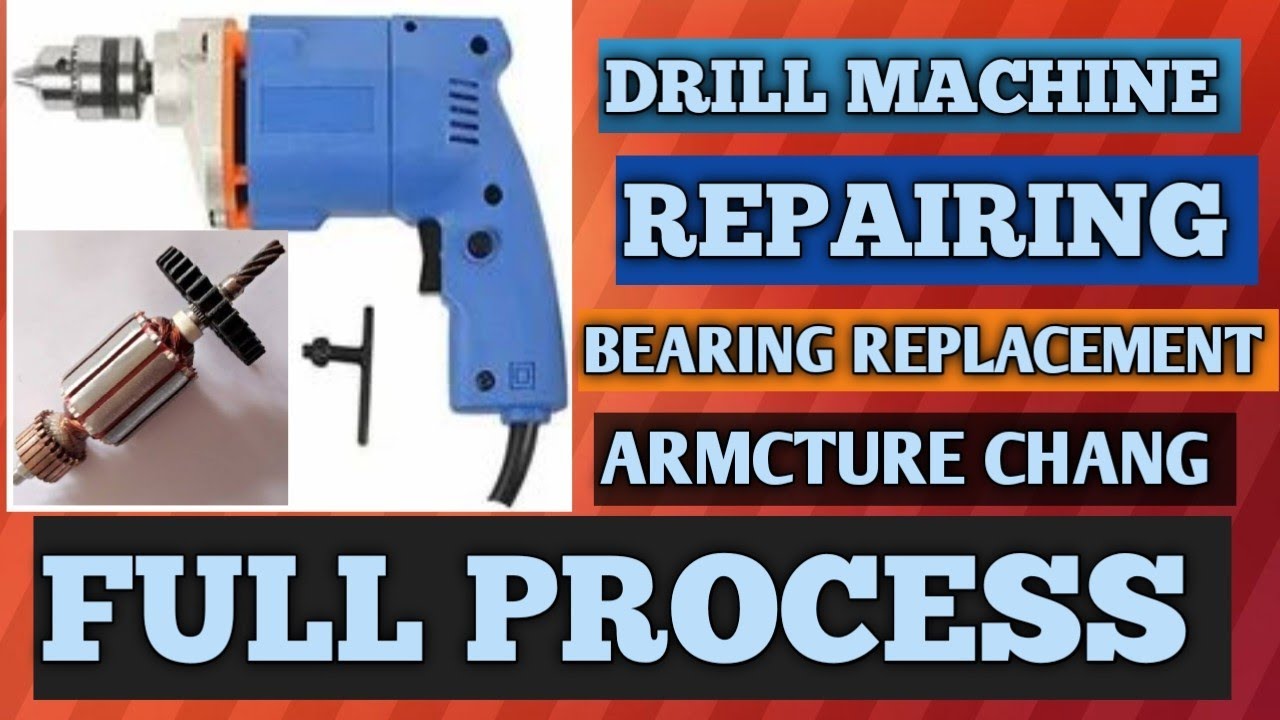 DRILL MACHINE ARMCTURE CHANG (10 MM) CHUK,500W,powertoolrepairrepairing THEMOTORWINDER YouTube