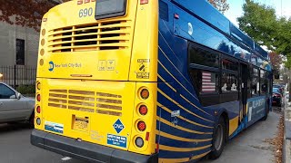 MTA: 2017 New Flyer XN40 "Xcelsior" CNG Low Floor [690] Bx8 bus