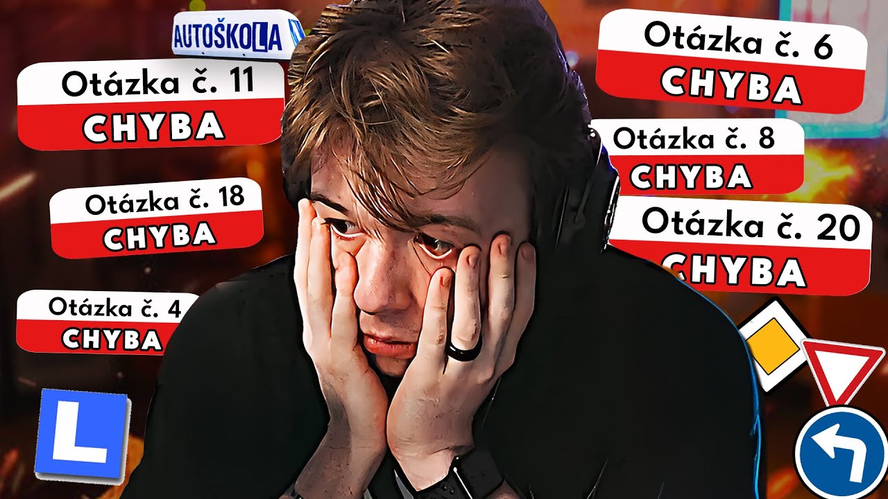 Po 6 letech jsem zkusil udělat testy z autoškoly (byla to chyba)