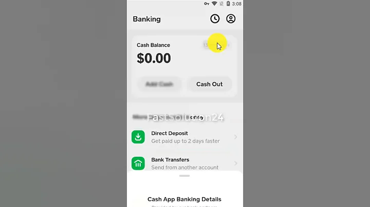 CashApp | Direct Deposit enable account