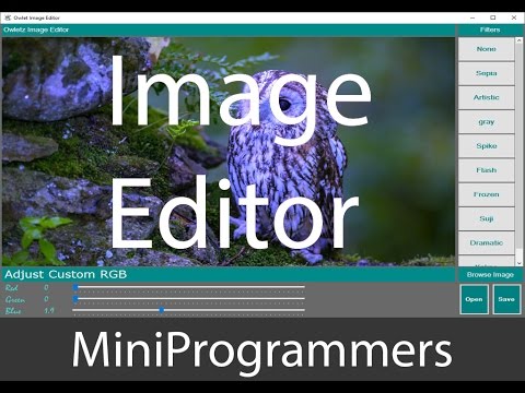 How To Make An Image Editor In C#