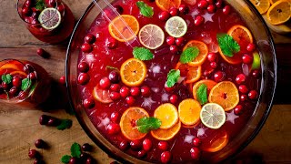 A Delicious, Refreshing Christmas Punch Recipe | Christmas Cocktail