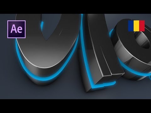 tutorial-after-effects-&-element-3d:-animatie-text-(română)