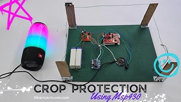Smart Crop Protection System From Animals using MSP LAUNCH PAD 430, Engineering Project