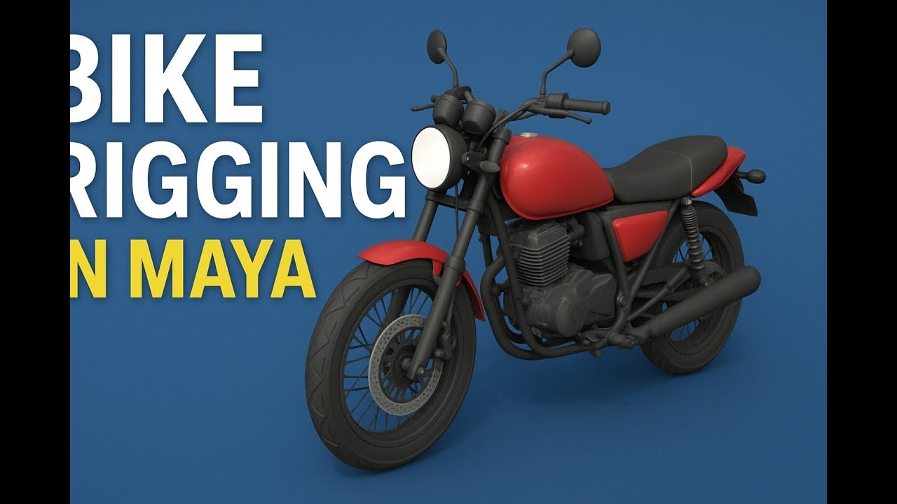 🚴‍♂️ Motorcycle Rigging in Maya | Dynamic + Collision Rig | Rigging ...
