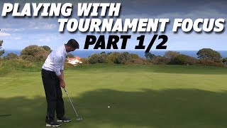 Playing Golf with Tournament Focus ¦ 9 Hole Course Vlog ¦ Part 1