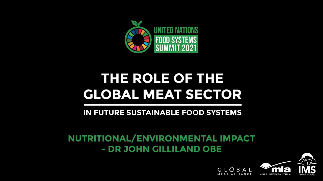 What is the role of the global meat & livestock sector in future-proofing our food systems?