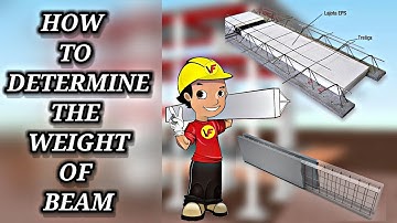 Load calculation of beam|| How we can find the weight of concrete beam
