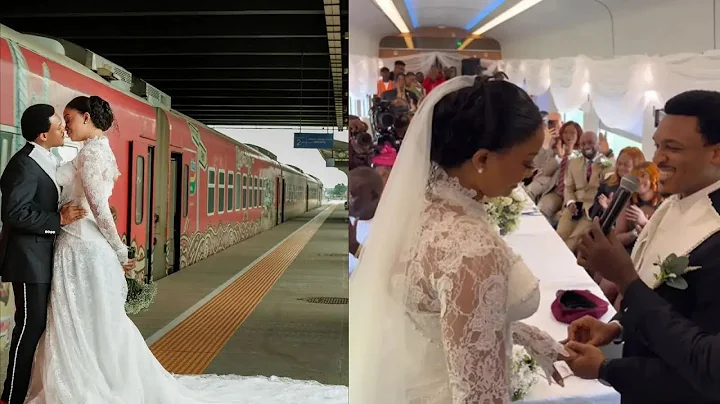 Shawn Faqua and partner Sharon make history with Nigeria’s first white wedding on a moving train.