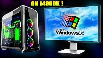 Running Windows 98 on a 14900K in 2025. Is it possible?