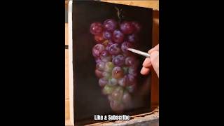 #oilpainting #grapes #art 🍇