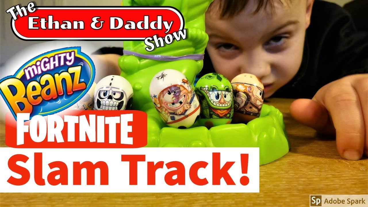 Mighty Beanz Slammer Time Racetrack Fortnite Edition!
