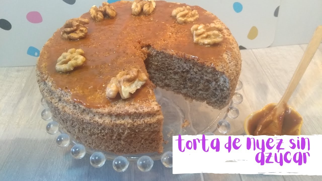 CON 3 INGREDIENTES HAZ UN PASTEL COMO ESTE - sin harina - sin azúcar- APTA DIABETICOS -TORTA DE NUEZ
