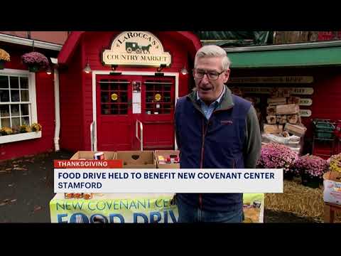 Local country market in Stamford holds food drive for New Covenant Center