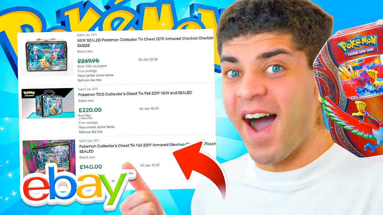 HOW TO FIND THE BEST POKEMON TINS ON EBAY FOR CHEAP! *HIDDEN TREASURE*
