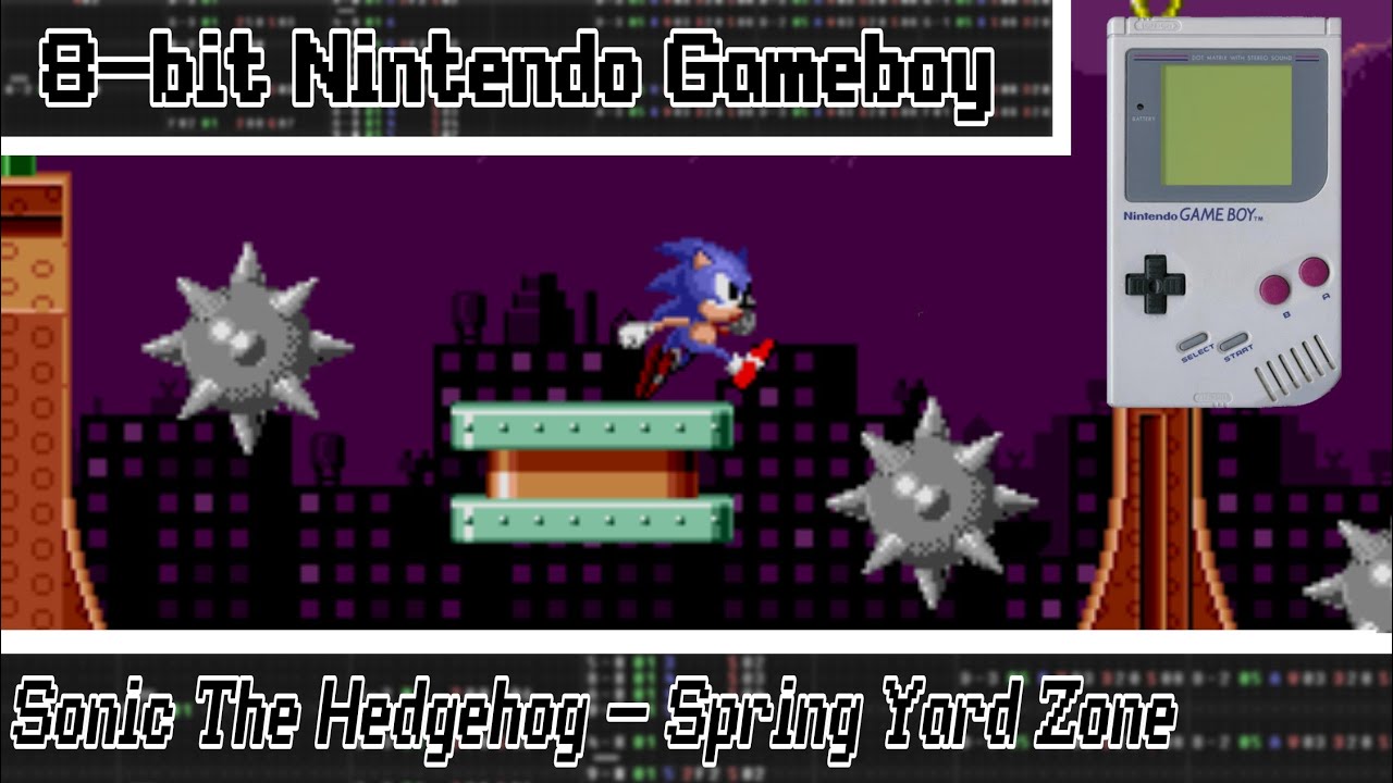 [8-bit Gameboy] Sonic The Hedgehog - Spring Yard Zone - YouTube