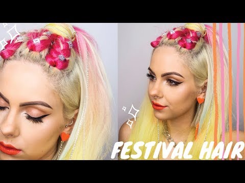 festival-hairstyle-with-braiding-hair-&-chains