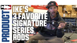 Ike Discuss His Three Favorite Models in the Abu Garcia IKE Delay, Finesse, and Power Series Rods