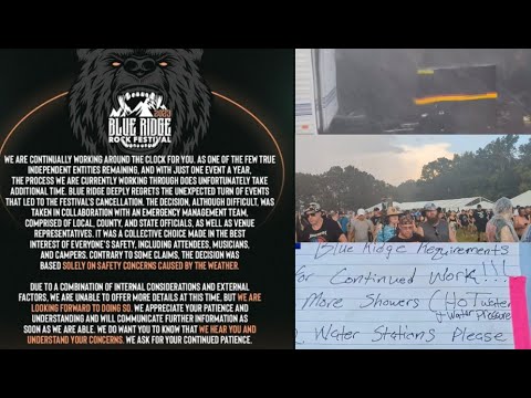 ‘Blue Ridge Rock Festival‘ organizers released new statement on the cancellation