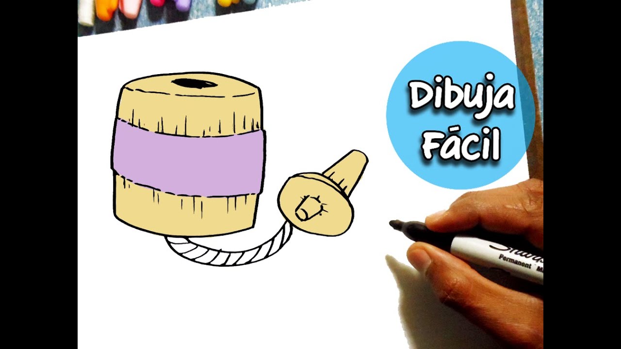 Como Dibujar un Balero Paso a Paso | Dibustrador Studio - thptnganamst.edu.vn