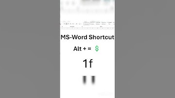 Amazing Shortcut trick in MSWord #computereducation #wordprocessor #trend #microsoftoffice #computer