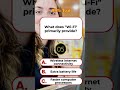 What does "Wi-Fi" primarily provide | Brain Knowledge Quiz | USA GK Quiz