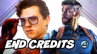 Spider-Man Far From Home End Credit Scene - Fantastic Four Easter Eggs Breakdown