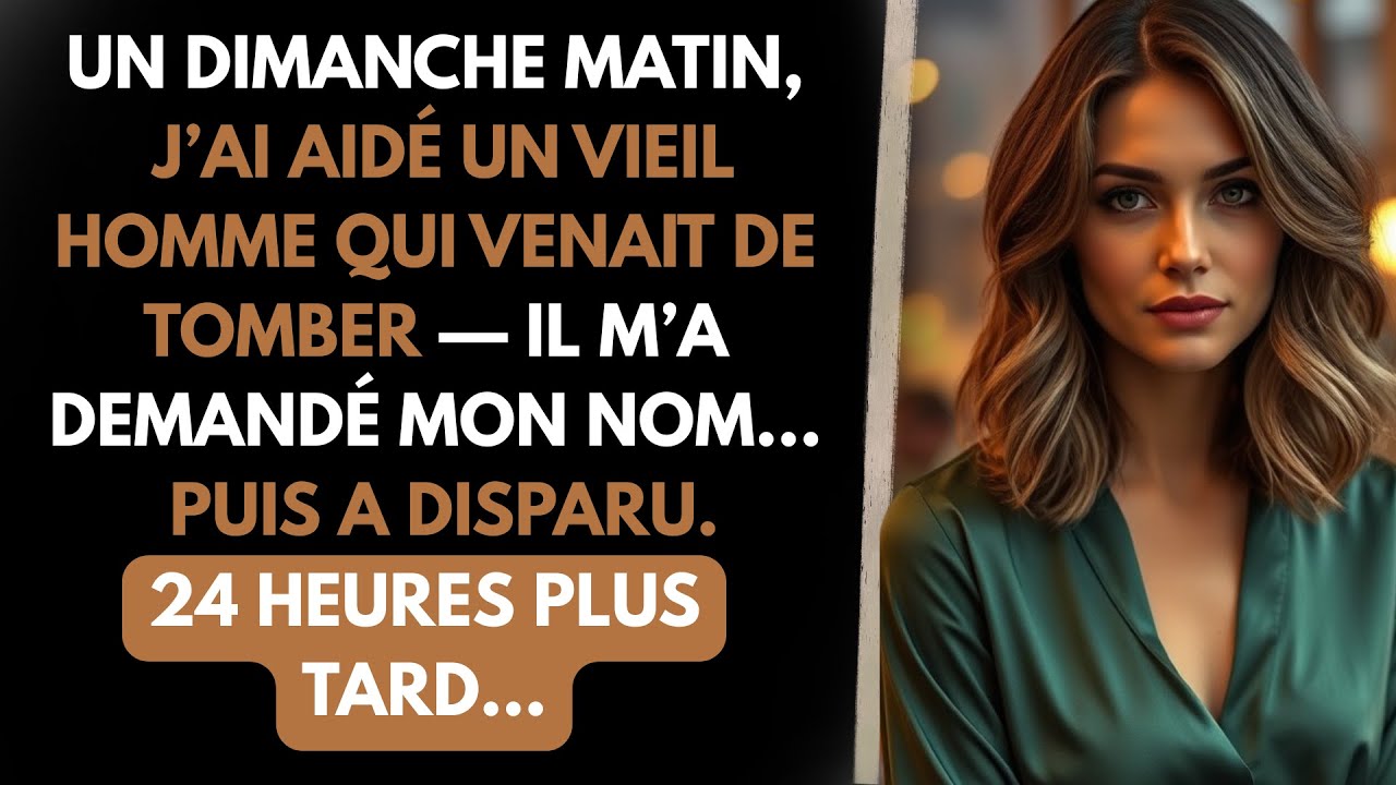 Un vieil homme s’est écroulé. Je l’ai aidé… Il m’a demandé mon nom, puis a disparu