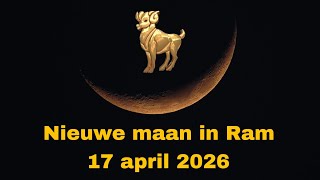 Nieuwe Maan In Ram - 17 April 2026